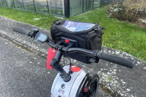 Sacoche avant avec fixation